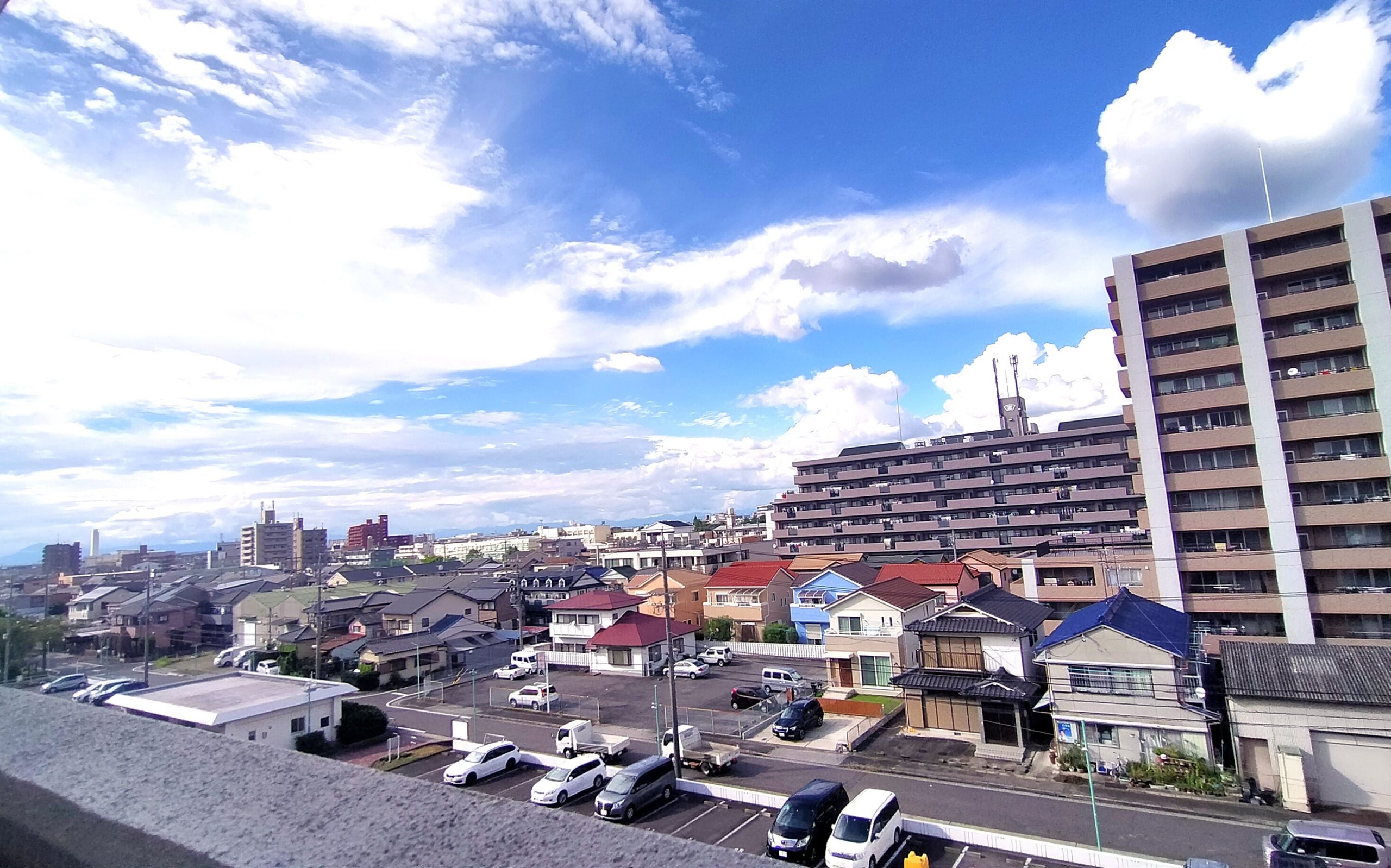 5階廊下側北面眺望